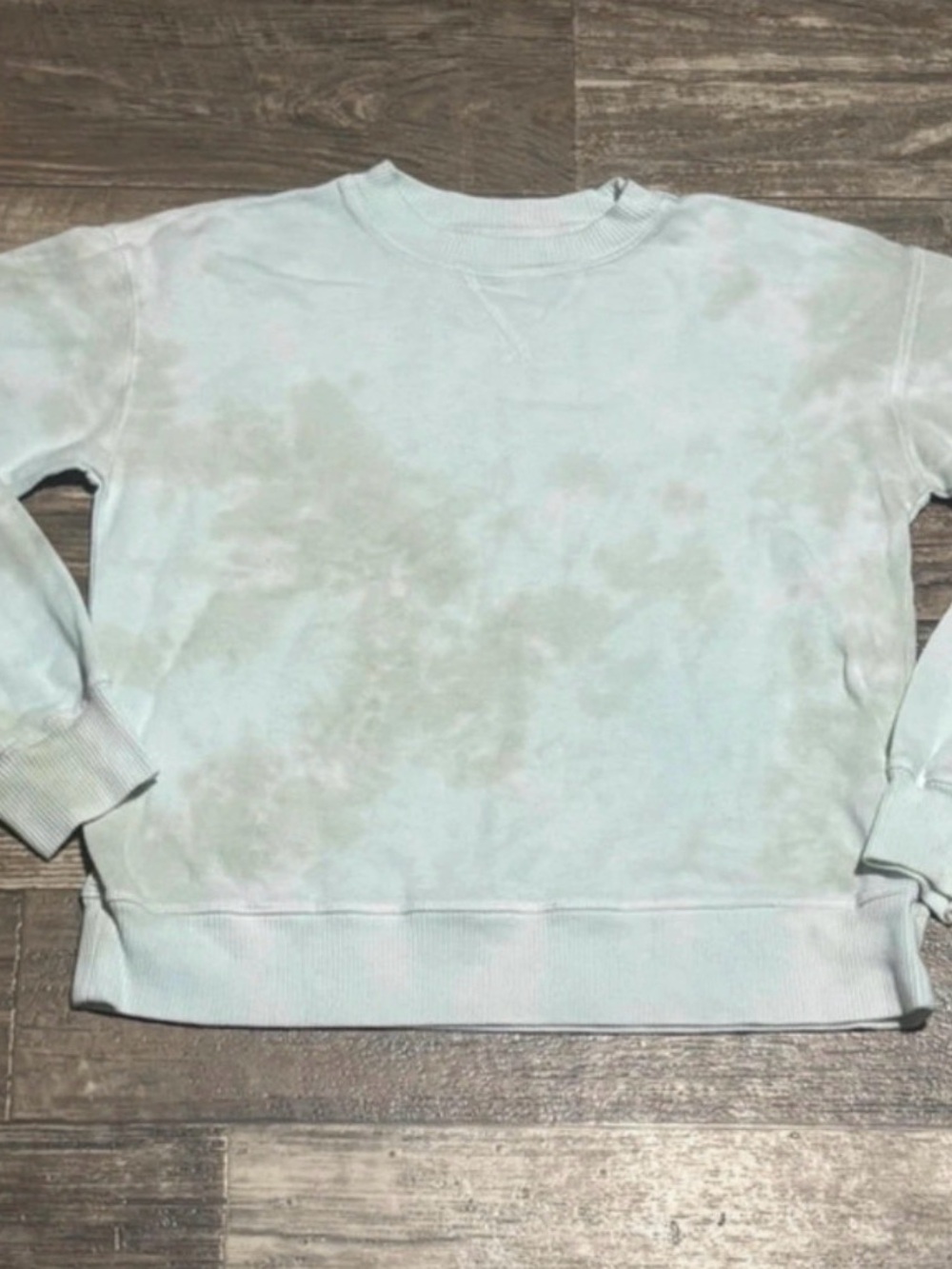 SO Women's Mint Tie-Dye Crewneck Sweatshirt